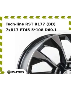 Колесный диск Tech Line Tech-line RST R177 (BD) 7xR17 ET45 5*108 D60.1 Tech line