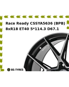 Колесный диск Race Ready CSSYA5636 (BPB) 8.0xR18 ET40 5*114.3 D67.1 Race ready