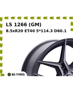 Колесный диск LS 1266 (GM) 8.5xR20 ET40 5*114.3 D60.1 Ls