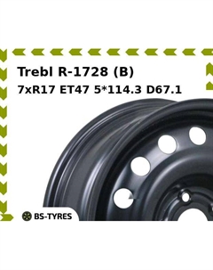 Колесный диск Trebl R-1728 (B) 7xR17 ET47 5*114.3 D67.1