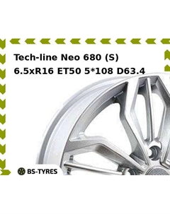 Колесный диск Tech Line Tech-line Neo 680 (S) 6.5xR16 ET50 5*108 D63.4 Tech line