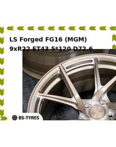 Колесный диск LS Forged FG16 (MGM) 9.0xR22 ET43 5*120 D72.6 Ls