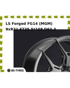 Колесный диск LS Forged FG14 (MGM) 9xR21 ET35 5*108 D63.3 Ls