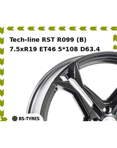 Колесный диск Tech Line Tech-line RST R099 (B) 7.5xR19 ET46 5*108 D63.4 Tech line