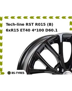 Колесный диск Tech Line Tech-line RST R015 (B) 6xR15 ET40 4*100 D60.1 Tech line