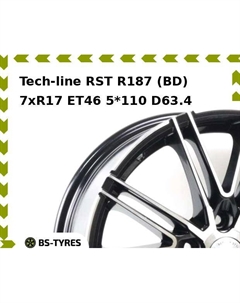 Колесный диск Tech Line Tech-line RST R187 (BD) 7.0xR17 ET46 5*110 D63.4 Tech line