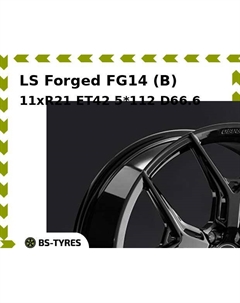 Колесный диск LS Forged FG14 (B) 11xR21 ET42 5*112 D66.6 Ls