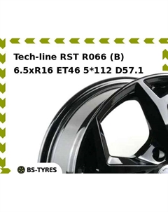 Колесный диск Tech Line Tech-line RST R066 (B) 6.5xR16 ET46 5*112 D57.1 Tech line