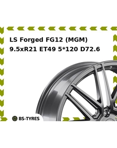 Колесный диск LS Forged FG12 (MGM) 9.5xR21 ET49 5*120 D72.6 Ls