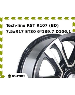 Колесный диск Tech Line Tech-line RST R107 (BD) 7.5xR17 ET30 6*139.7 D106.1 Tech line