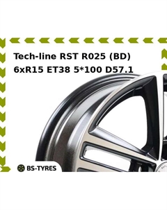 Колесный диск Tech Line Tech-line RST R025 (BD) 6xR15 ET38 5*100 D57.1 Tech line