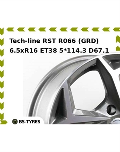 Колесный диск Tech Line Tech-line RST R066 (GRD) 6.5xR16 ET38 5*114.3 D67.1 Tech line