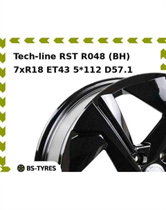 Колесный диск Tech Line Tech-line RST R048 (BH) 7xR18 ET43 5*112 D57.1 Tech line