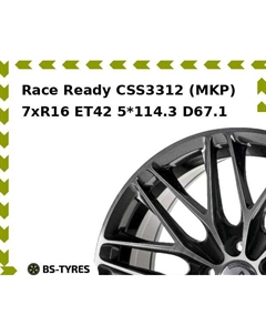 Колесный диск Race Ready CSS3312 (MKP) 7.0xR16 ET42 5*114.3 D67.1 Race ready