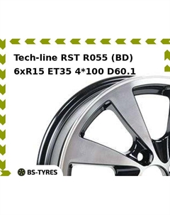 Колесный диск Tech Line Tech-line RST R055 (BD) 6xR15 ET35 4*100 D60.1 Tech line
