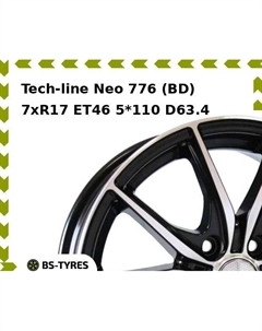 Колесный диск Tech-line Neo 776 (BD) 7.0xR17 ET46 5*110 D63.4 Tech line