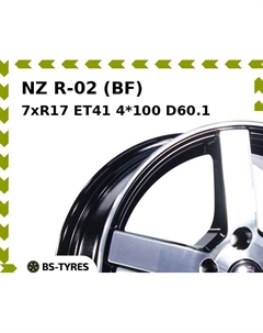 Колесный диск NZ R-02 (BF) 7xR17 ET41 4*100 D60.1 Nz