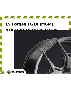 Колесный диск LS Forged FG14 (MGM) 9.0xR22 ET35 5*120 D72.6 Ls