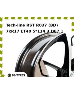 Колесный диск Tech Line Tech-line RST R037 (BD) 7xR17 ET40 5*114.3 D67.1 Tech line
