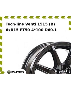 Колесный диск Tech Line Tech-line Venti 1515 (B) 6xR15 ET50 4*100 D60.1 Tech line