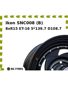 Колесный диск Ikon SNC008 (B) 8xR15 ET-16 5*139.7 D108.7
