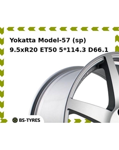 Колесный диск Yokatta Model-57 (sp) 9.5xR20 ET50 5*114.3 D66.1