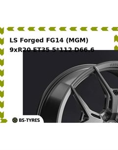Колесный диск LS Forged FG14 (MGM) 9xR20 ET35 5*112 D66.6 Ls