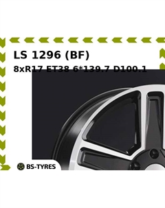 Колесный диск LS 1296 (BF) 8xR17 ET38 6*139.7 D100.1 Ls