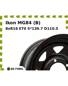Колесный диск Ikon MG84 (B) 8xR16 ET0 5*139.7 D110.5