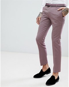 Супероблегающие брюки в стиле смокинга с геометрическим узором Noose & monkey