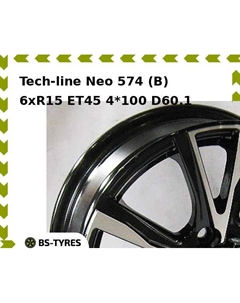 Колесный диск Tech Line Tech-line Neo 574 (B) 6.0xR15 ET45 4*100 D60.1 Tech line