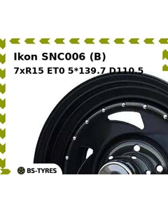 Колесный диск Ikon SNC006 (B) 7xR15 ET0 5*139.7 D110.5