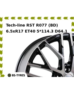 Колесный диск Tech Line Tech-line RST R077 (BD) 6.5xR17 ET40 5*114.3 D64.1 Tech line