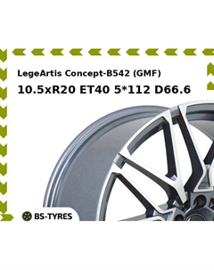 Колесный диск LegeArtis Concept-B542 (GMF) 10.5xR20 ET40 5*112 D66.6 Legeartis