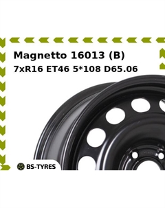 Колесный диск Magnetto 16013 (B) 7xR16 ET46 5*108 D65.06