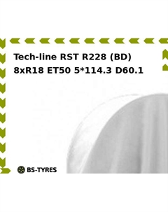 Колесный диск Tech Line Tech-line RST R228 (BD) 8.0xR18 ET50 5*114.3 D60.1 Tech line