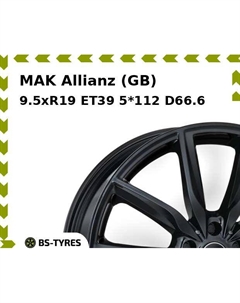 Колесный диск MAK Allianz (GB) 9.5xR19 ET39 5*112 D66.6 Mak