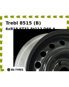 Колесный диск Trebl 8515 (B) 6xR15 ET31 5*112 D66.6