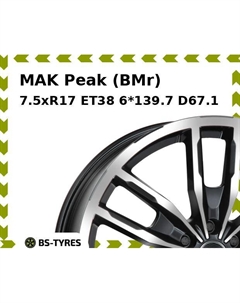 Колесный диск MAK Peak (BMr) 7.5xR17 ET38 6*139.7 D67.1 Mak