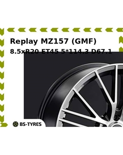 Колесный диск Replay MZ157 (GMF) 8.5xR20 ET45 5*114.3 D67.1