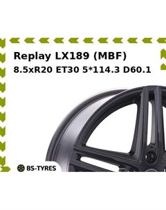 Колесный диск Replay LX189 (MBF) 8.5xR20 ET30 5*114.3 D60.1