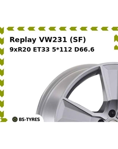 Колесный диск Replay VW231 (SF) 9xR20 ET33 5*112 D66.6
