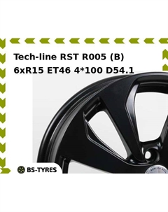 Колесный диск Tech Line Tech-line RST R005 (B) 6xR15 ET46 4*100 D54.1 Tech line