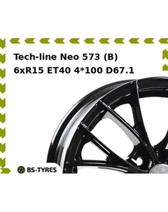 Колесный диск Tech Line Tech-line Neo 573 (B) 6xR15 ET40 4*100 D67.1 Tech line