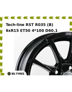 Колесный диск Tech Line Tech-line RST R035 (B) 6xR15 ET50 4*100 D60.1 Tech line