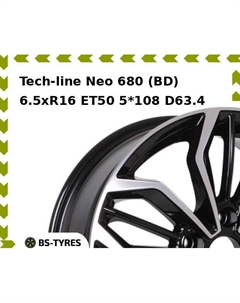 Колесный диск Tech Line Tech-line Neo 680 (BD) 6.5xR16 ET50 5*108 D63.4 Tech line