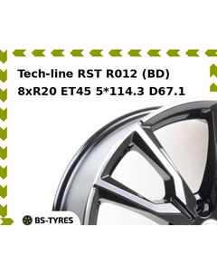 Колесный диск Tech Line Tech-line RST R012 (BD) 8xR20 ET45 5*114.3 D67.1 Tech line