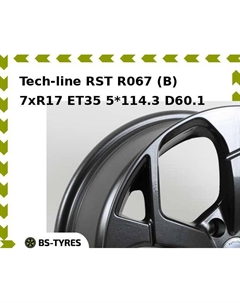 Колесный диск Tech Line Tech-line RST R067 (B) 7xR17 ET35 5*114.3 D60.1 Tech line