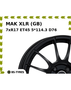Колесный диск MAK XLR (GB) 7xR17 ET45 5*114.3 D76 Mak
