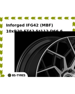 Колесный диск Inforged IFG42 (MBF) 10xR20 ET42 5*112 D66.6